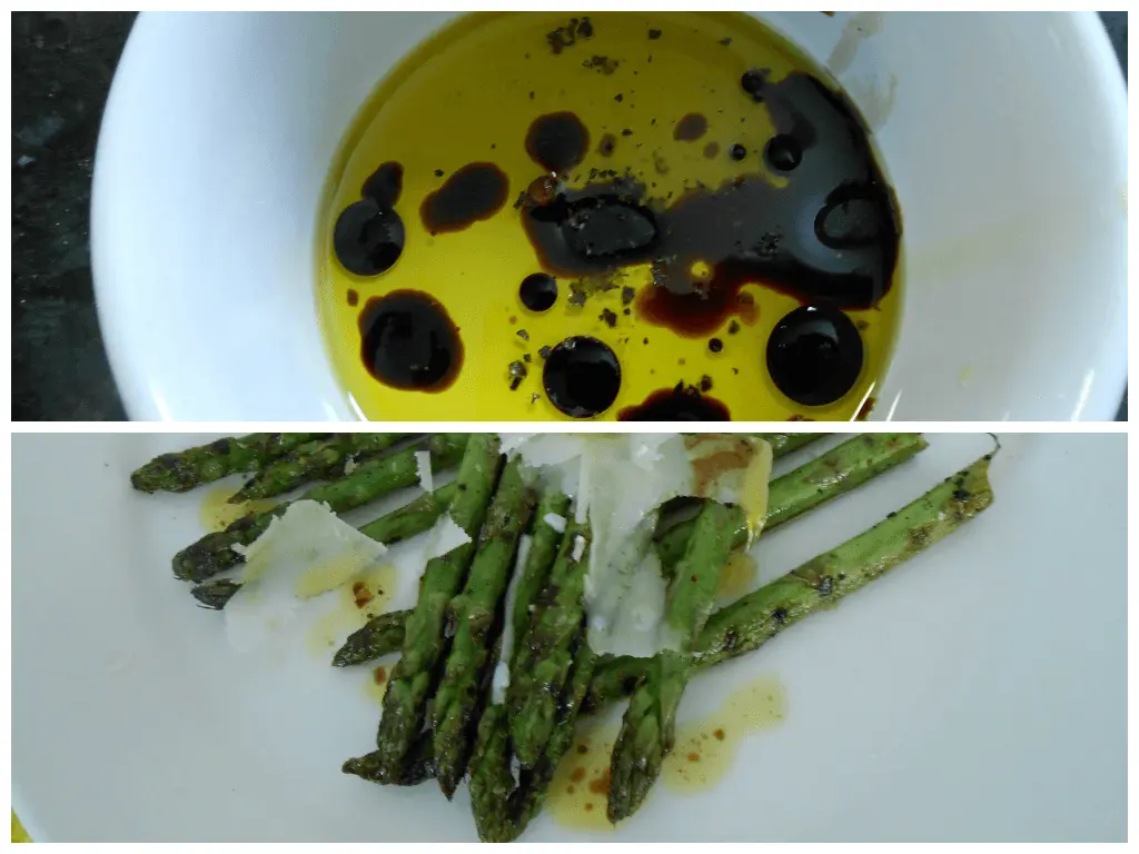 Wild asparagus with olive oil and balsamic dressing – The Flexible Chef