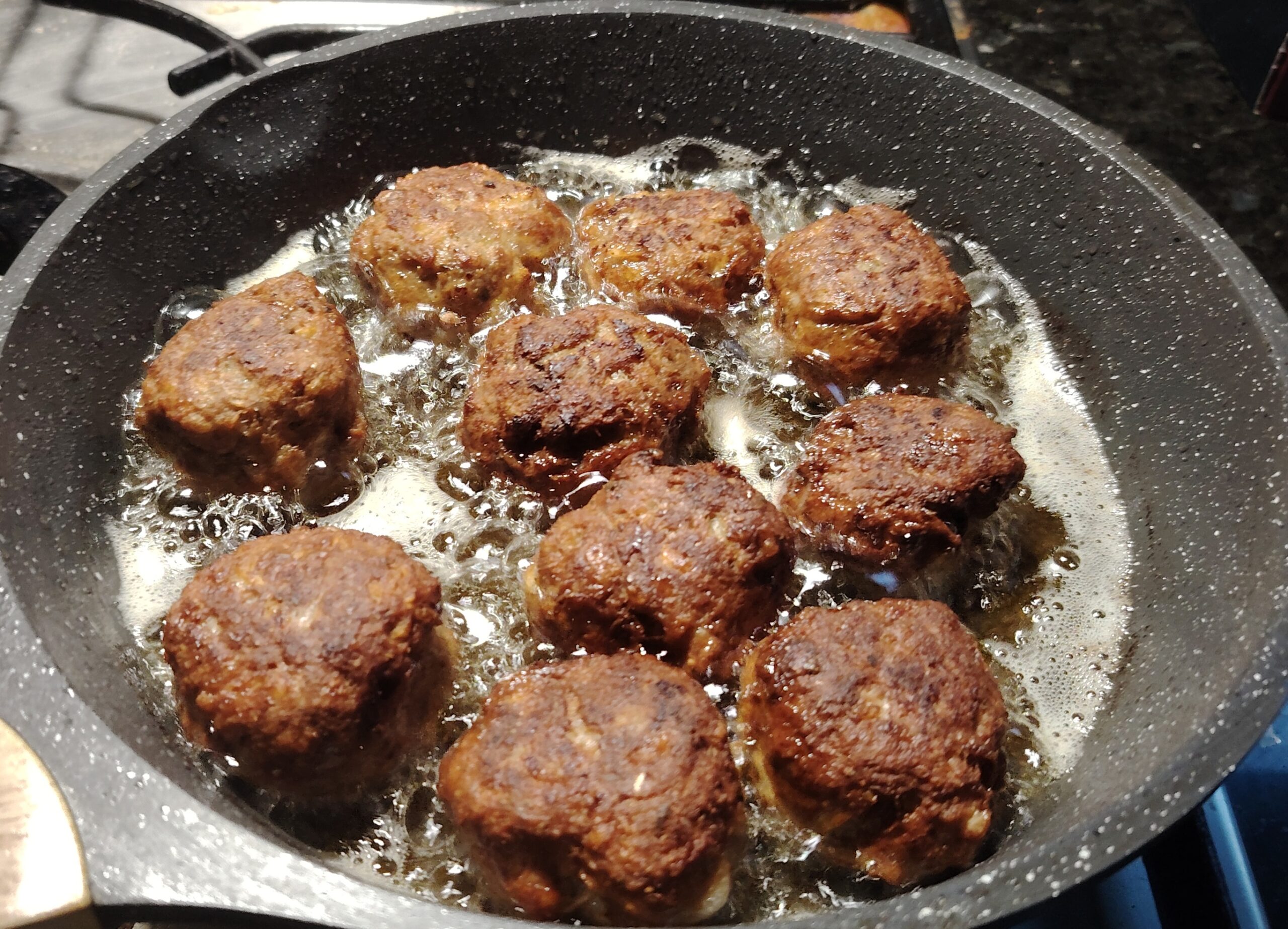 Keftedes -
Greek Meatballs with Potato