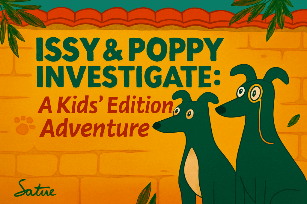 Two greyhounds investigate - A Kid's Edition Adventure