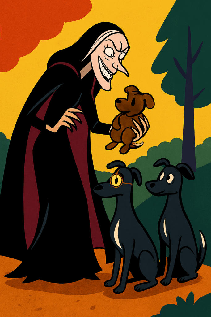 Issy & Poppy Investigate: Suella Braverman and the Vanishing Compassion — greyhound detectives track political irony.